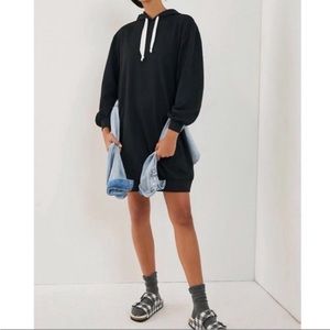 Saturday Sunday Anthropologie Adah Hoodie Dress NWT Medium Petite